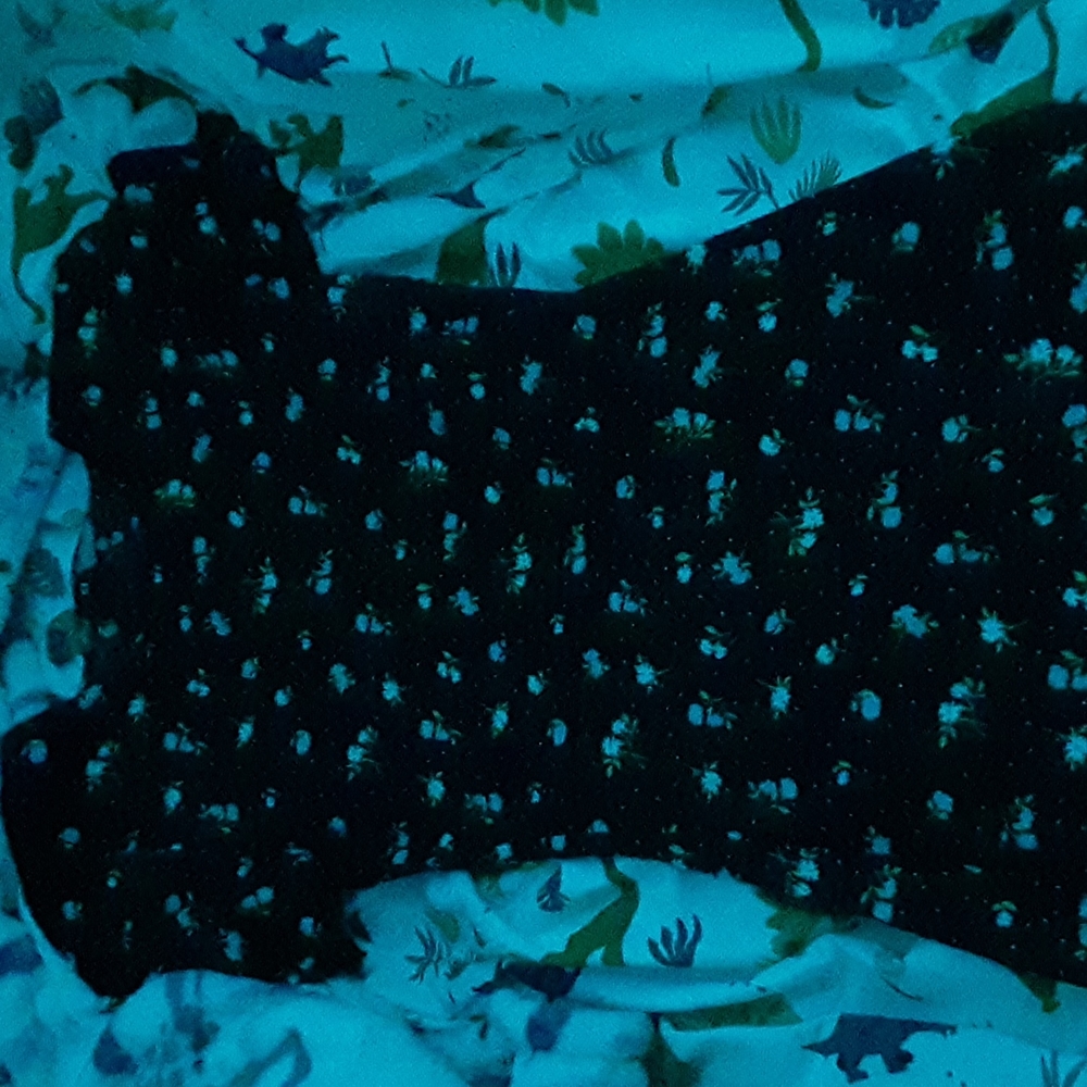 DIVIDED black floral dress - XS